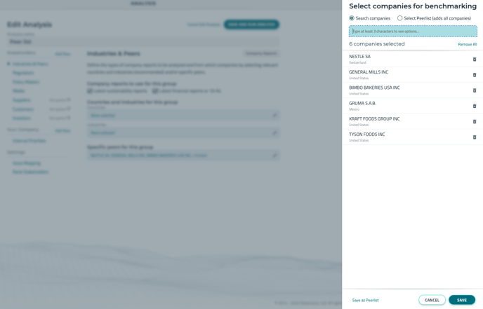 How to create and save a Peer List in Datamaran